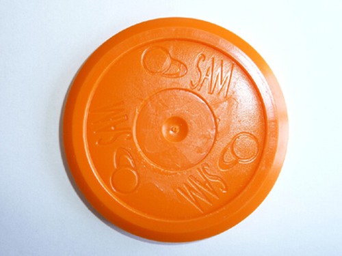 Palet puck rond orange - rond,